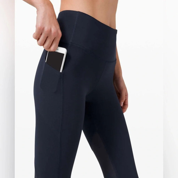 Lululemon 2020 Pace Rival High-Rise Crop 22" *No Zip True Navy - Picture 4 of 8